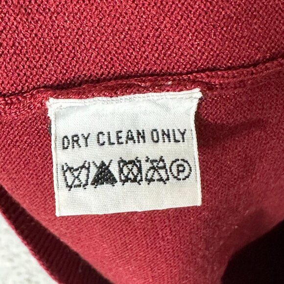 Tommy Bahama Burgundy Silk Blend Sweater Polo Large Preppy Casual Y2K - Picture 4 of 8